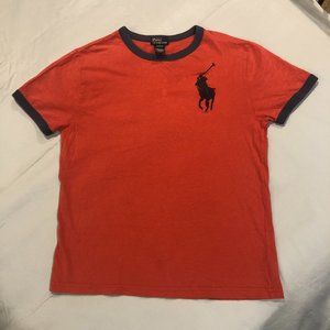 Polo by Ralph Lauren Boys' T-Shirt Red Size M (10/12) 100% Cotton